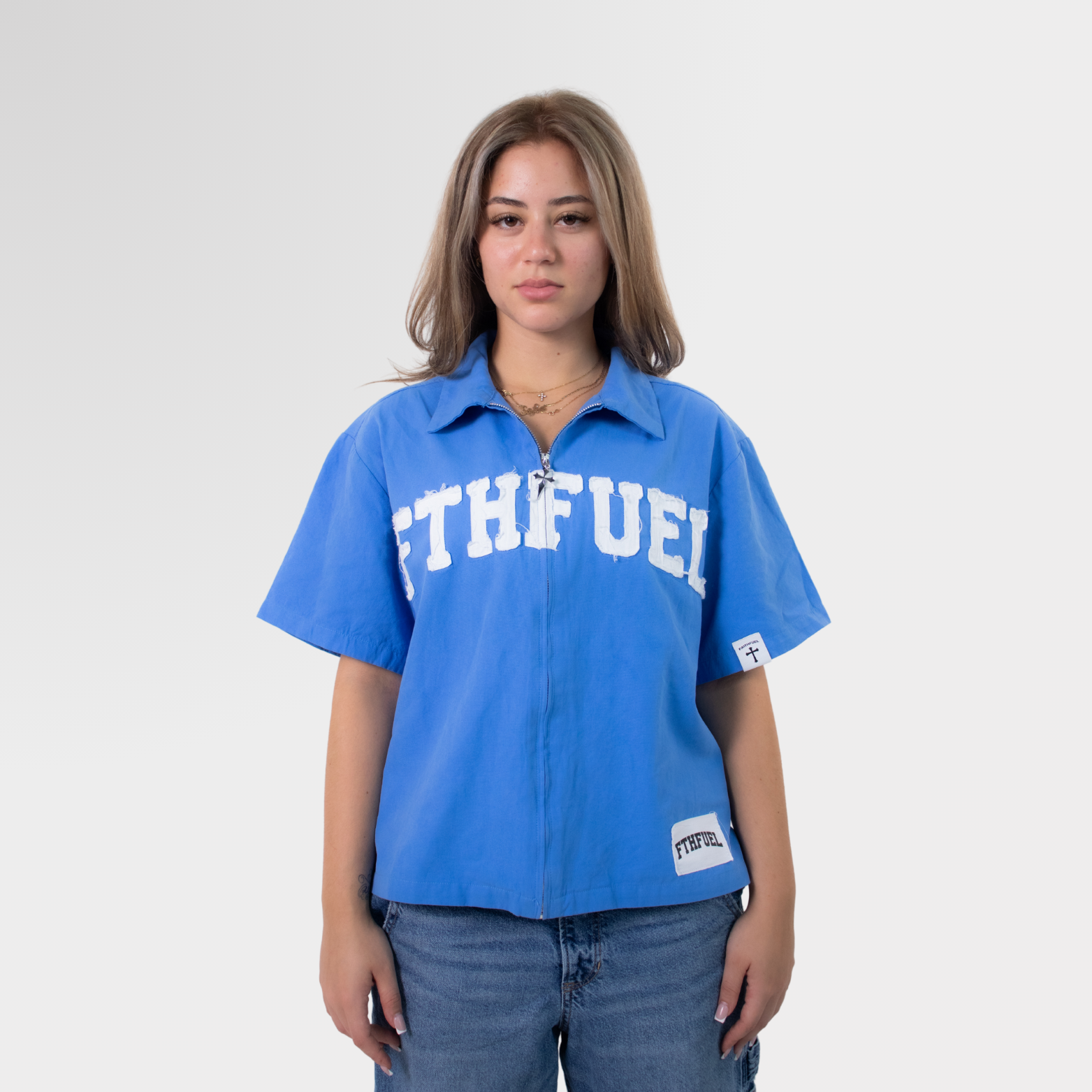 Faithfuel Worker Zipper Tee