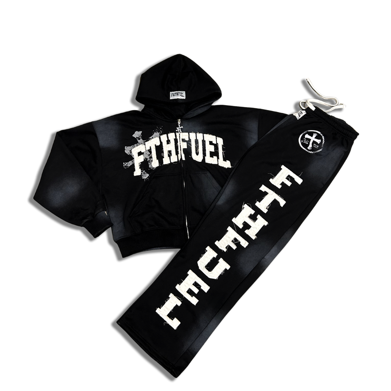 "Faithfuel" Black Set