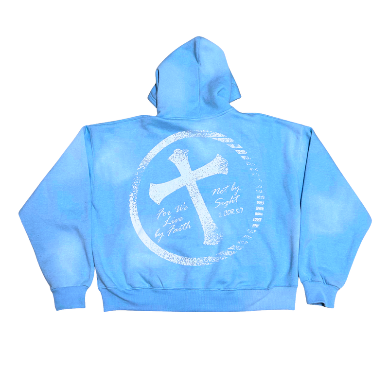 "Faithfuel" Blue Zip-up