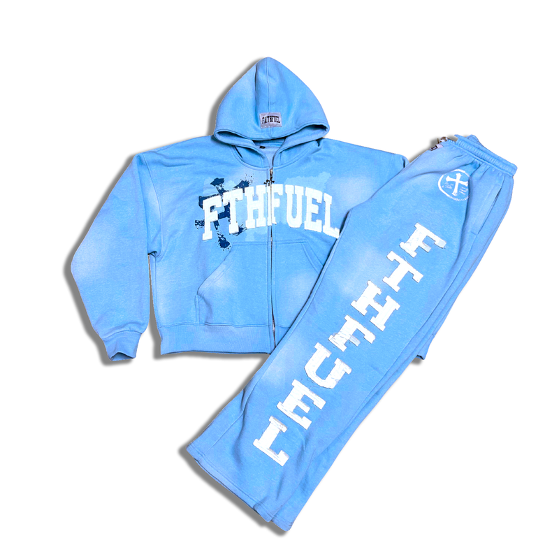 "Faithfuel" Blue Set