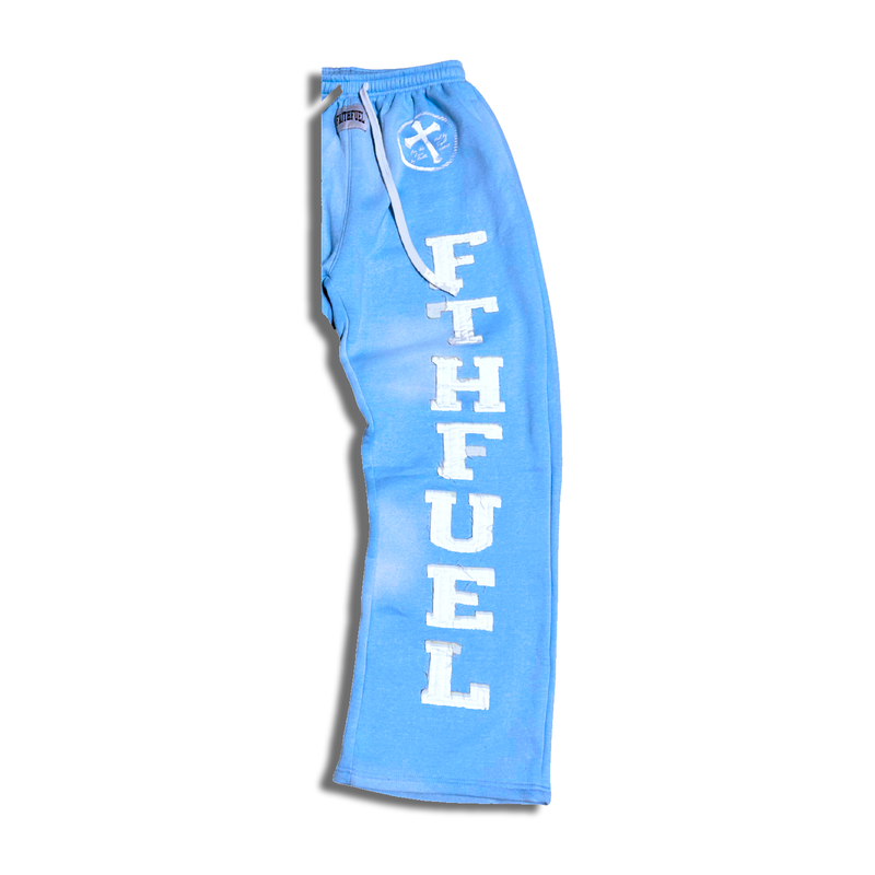 "Faithfuel" Blue Sweats