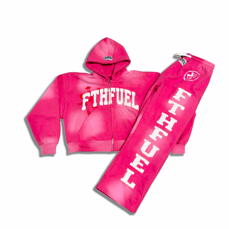 "Faithfuel" Pink Set