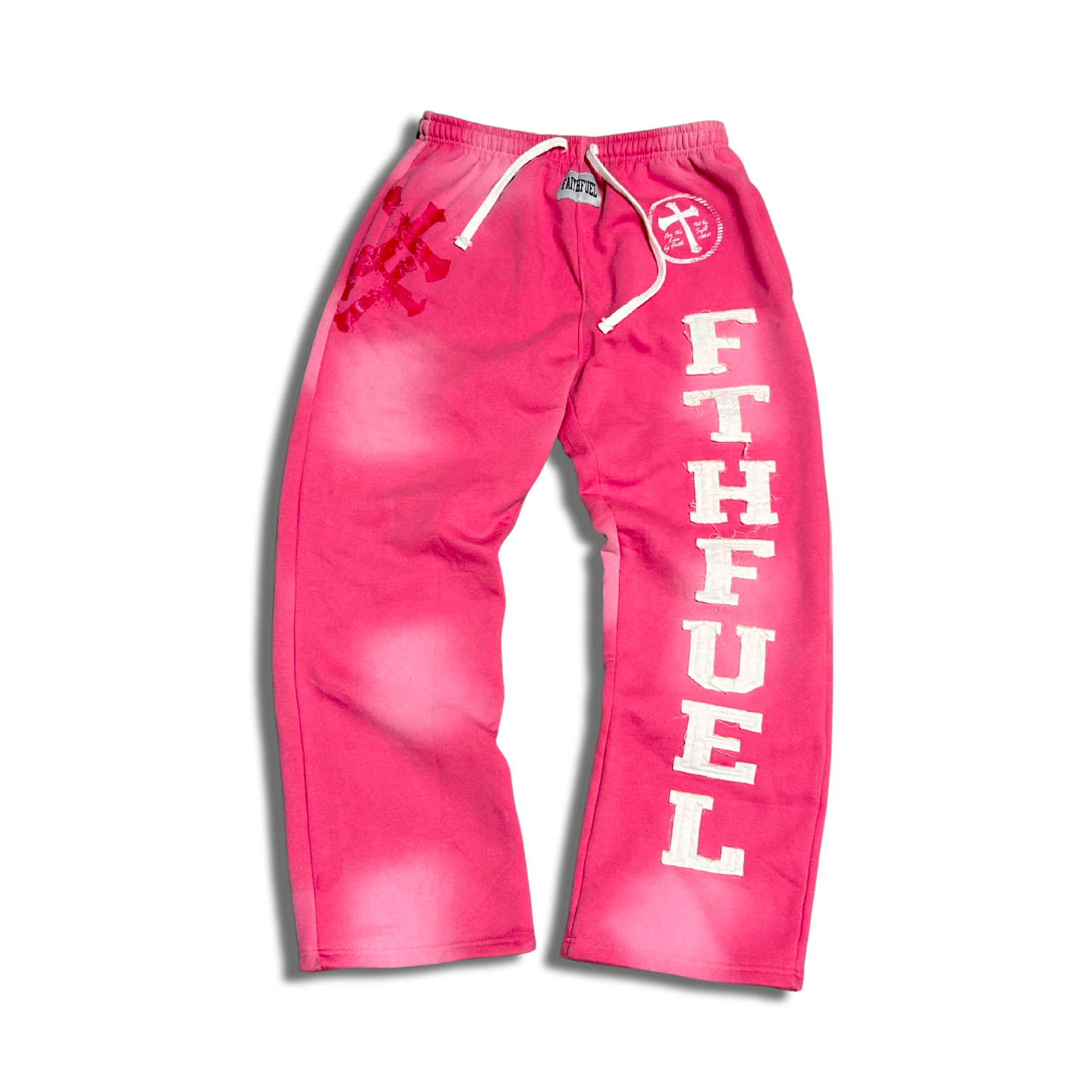 "Faithfuel" Pink Sweats